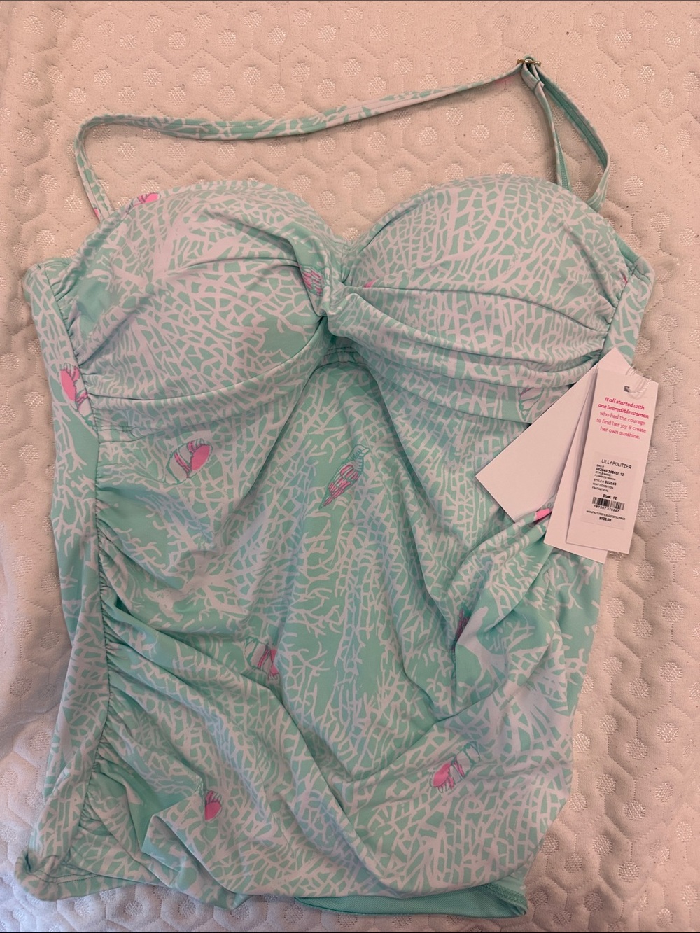 Lilly Pulitzer tankini size 12 NWT